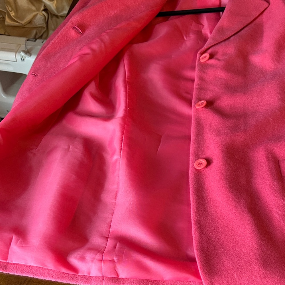 Harve Benard Vibrant Pink Blazer cashmere blend - Picture 10 of 11